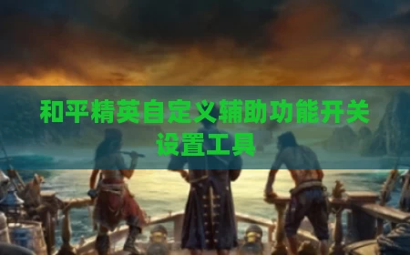 和平精英自定义辅助功能开关设置工具