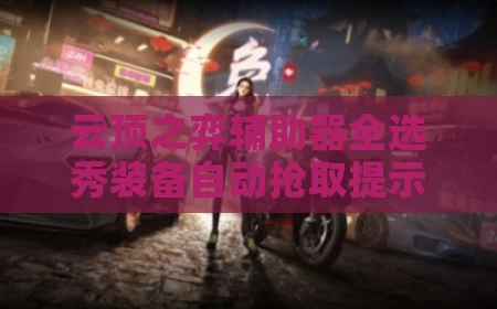云顶之弈辅助器全选秀装备自动抢取提示功能